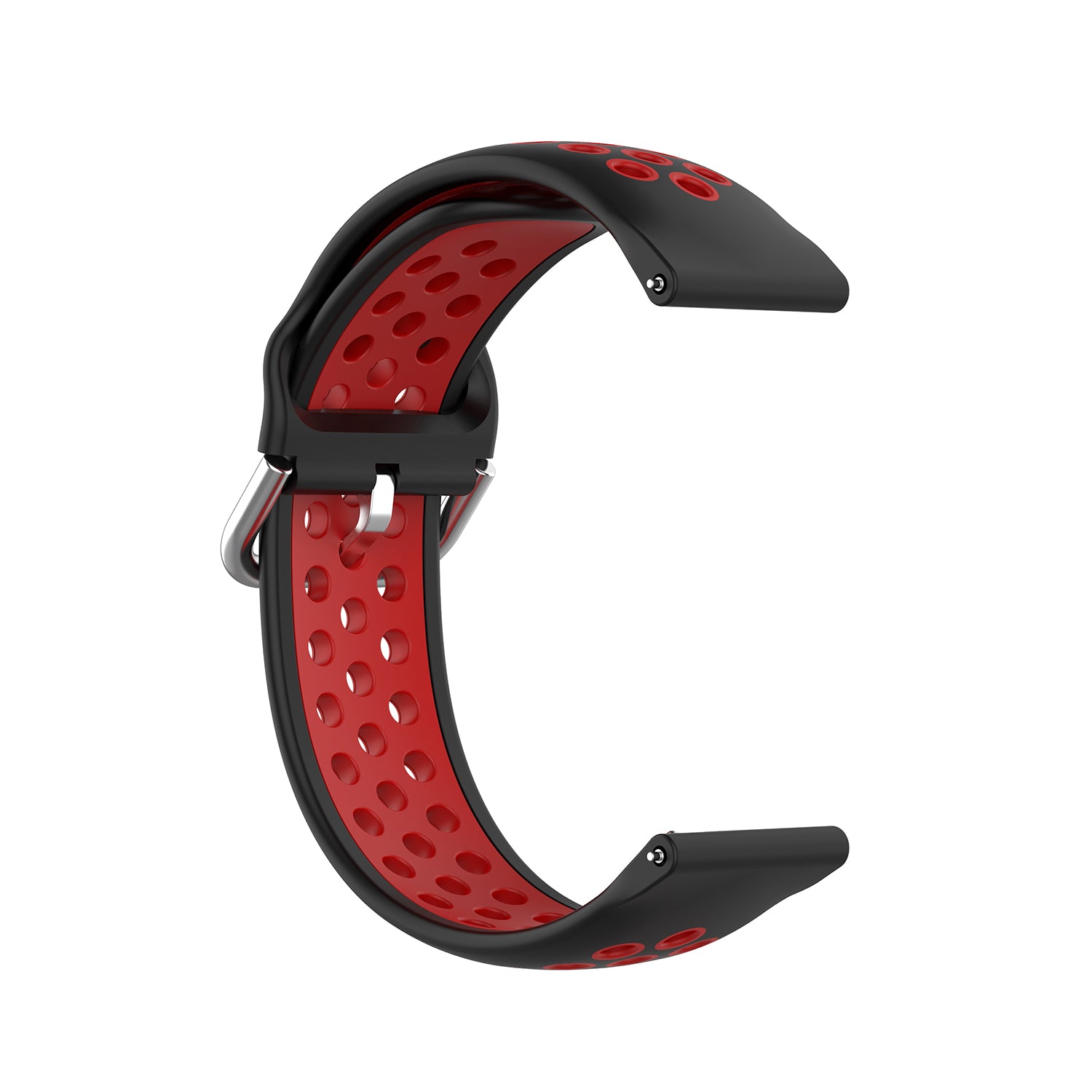 Dual Color Metal Buckle Adjustable Silicone Watch Band Strap 22mm for Huawei Watch 3 Watch 3 Pro Dual Color Metal Buckle Adjustable Silicone Watch Band Strap 22mm for Huawei Watch 3 Watch 3 Pro